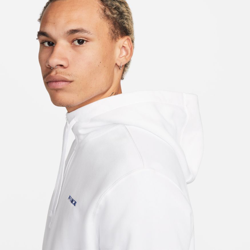 Nike FFF Club Fleece Men's Full-Zip Hoodie - DH4958-100-NIKE by Nike | Available at Niky's Sports