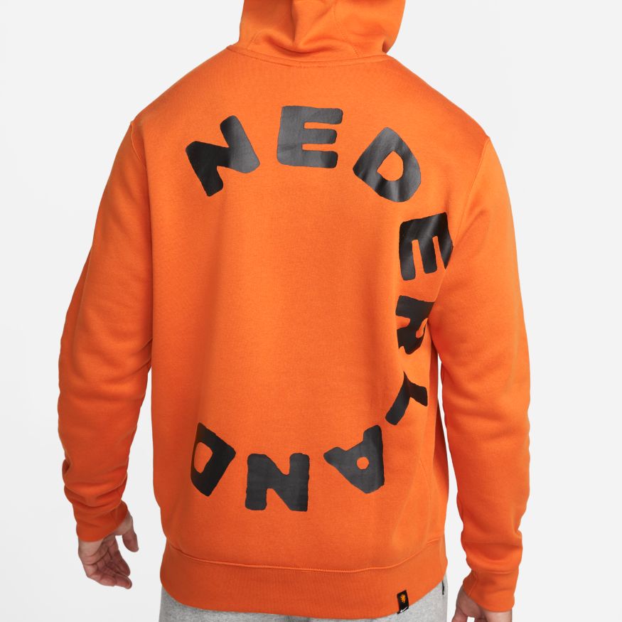 Nike Netherlands Club Fleece Men's Pullover Hoodie - DH4975-893-NIKE by Nike | Available at Niky's Sports