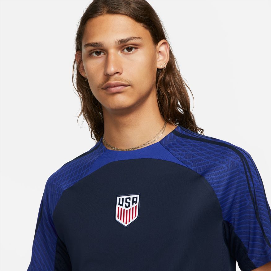 Nike U.S. Strike Men's Nike Dri-FIT Short-Sleeve Soccer Top - DH6449-451-NIKE by Nike | Available at Niky's Sports