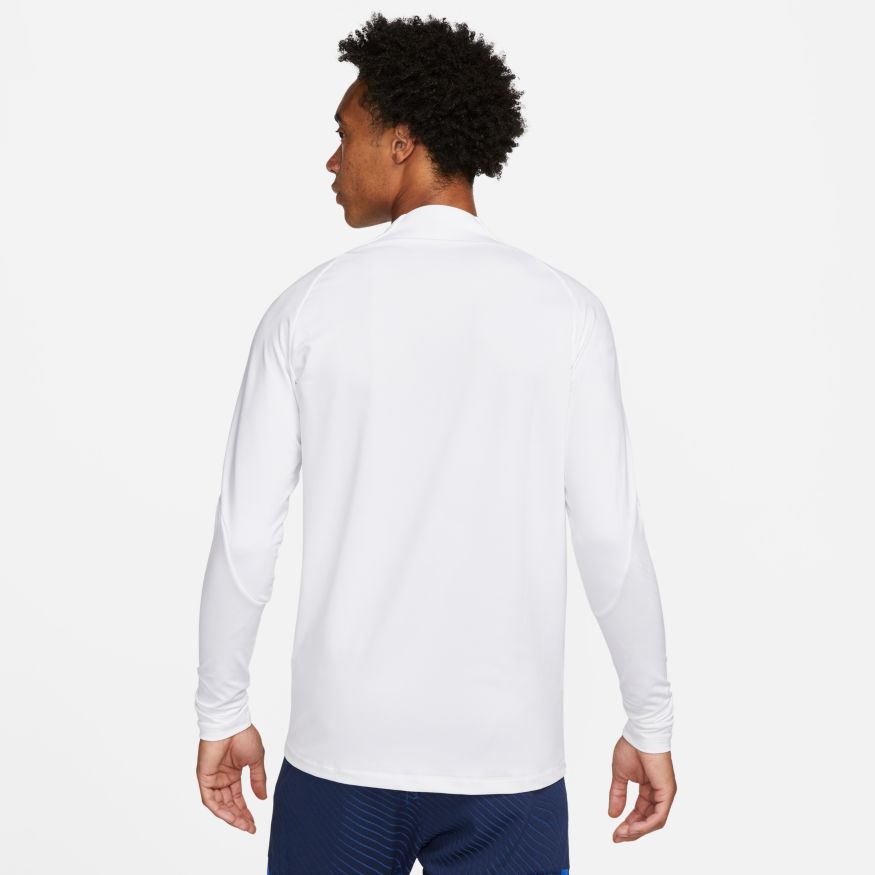 Nike France Strike Men's Nike Dri-FIT Knit Soccer Drill Top - DH6455-102-NIKE by Nike | Available at Niky's Sports