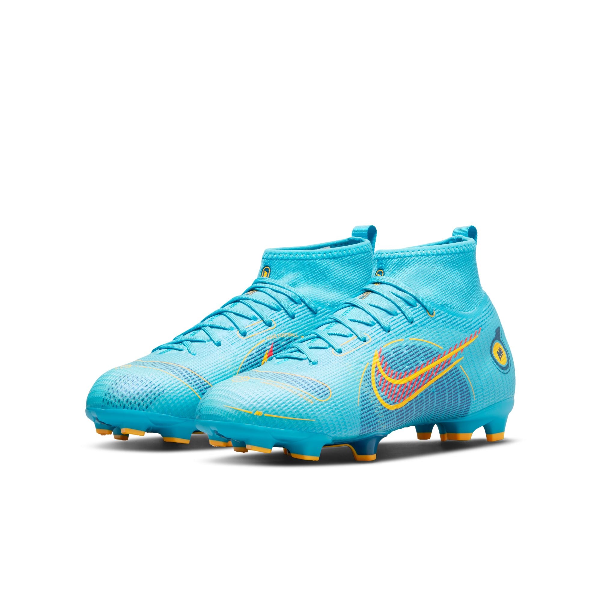 Nike Jr. Mercurial Superfly 8 Pro FG Little/Big Kids' Firm-Ground Soccer Cleats - DJ2843-484-NIKE by Nike | Available at Niky's Sports