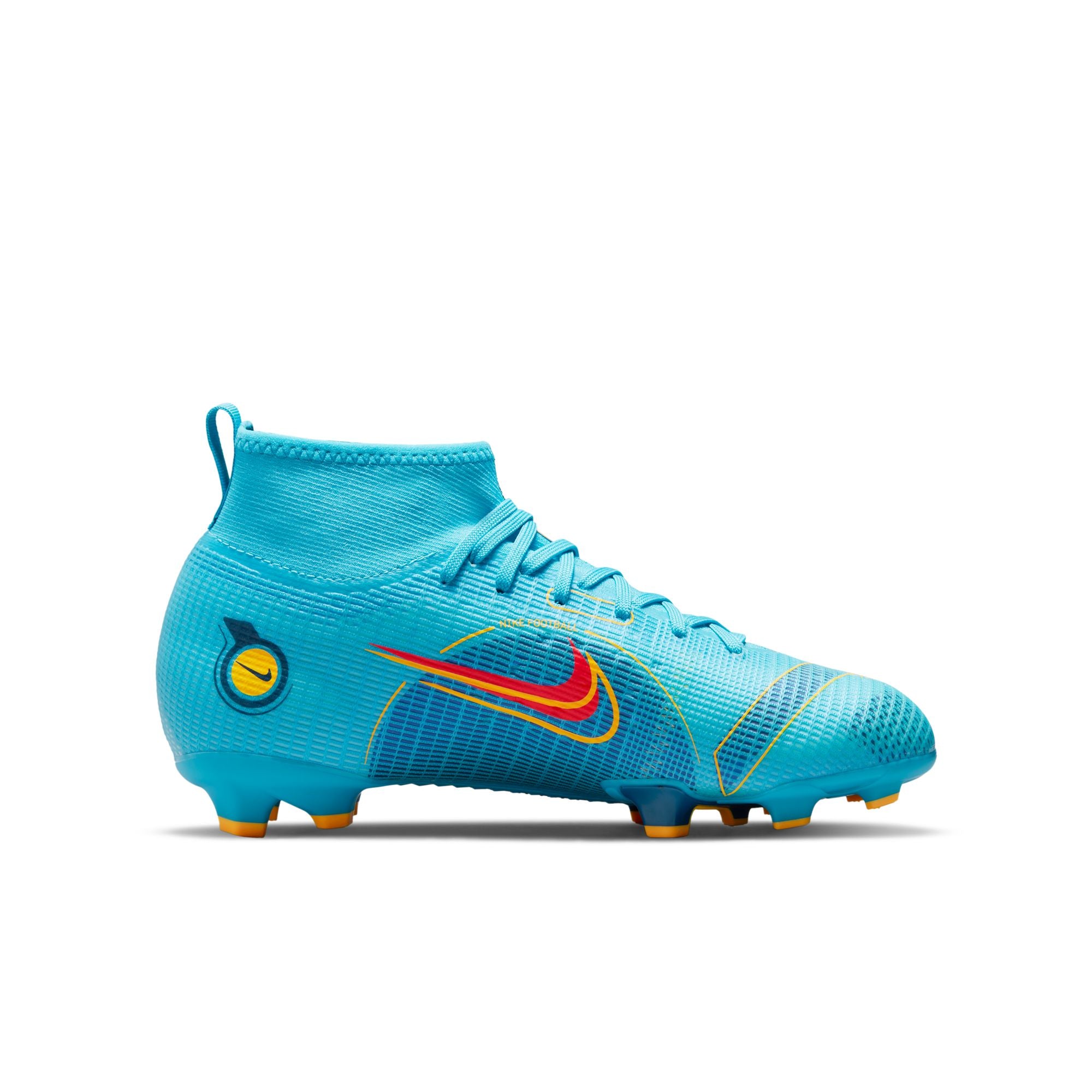 Nike Jr. Mercurial Superfly 8 Pro FG Little/Big Kids' Firm-Ground Soccer Cleats - DJ2843-484-NIKE by Nike | Available at Niky's Sports