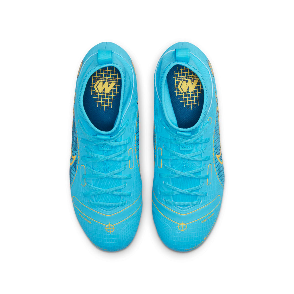 Nike Jr. Mercurial Superfly 8 Academy MG Little/Big Kids' Multi-Ground Soccer Cleats - DJ2854-484-NIKE by Nike | Available at Niky's Sports