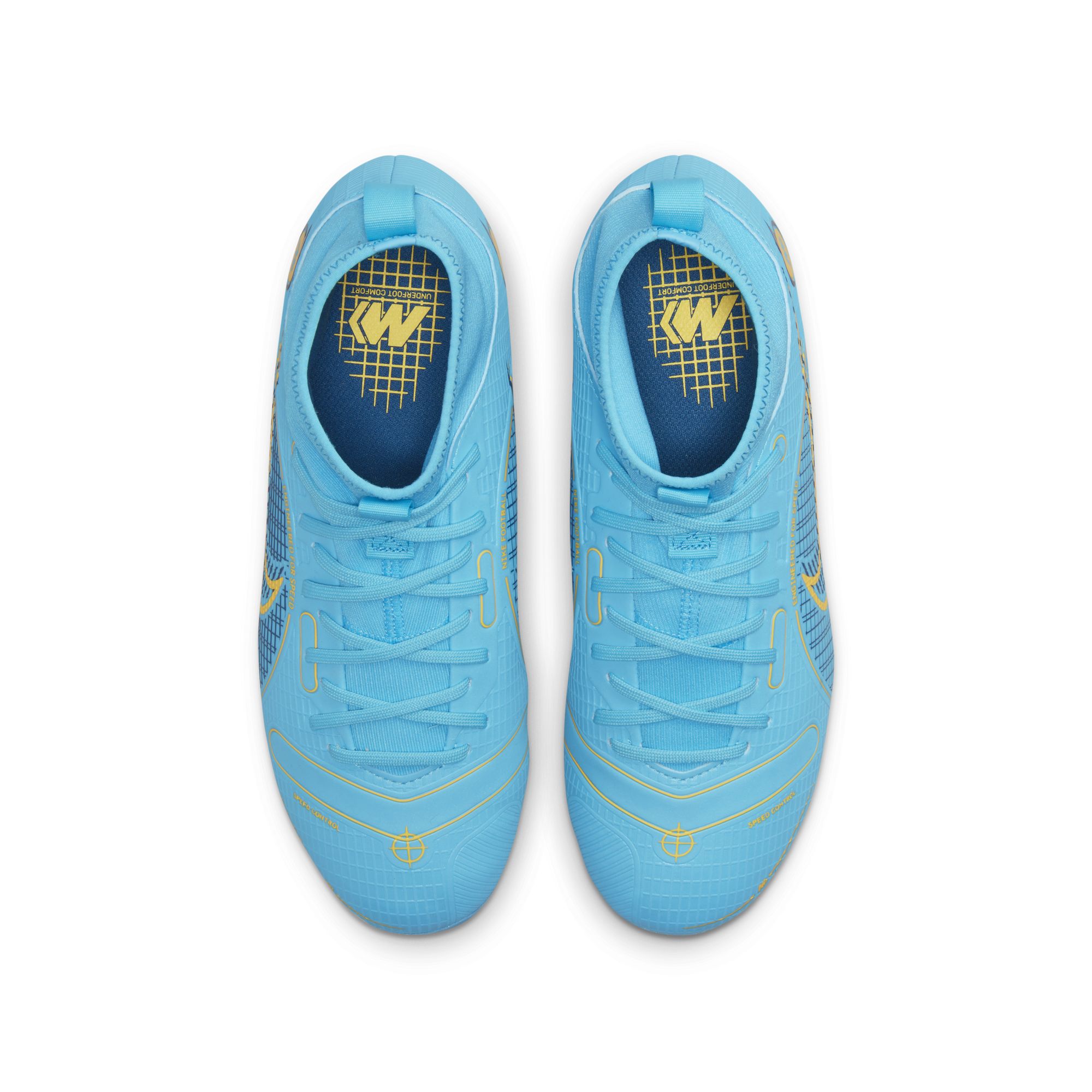 Nike Jr. Mercurial Superfly 8 Academy MG Little/Big Kids' Multi-Ground Soccer Cleats - DJ2854-484-NIKE by Nike | Available at Niky's Sports