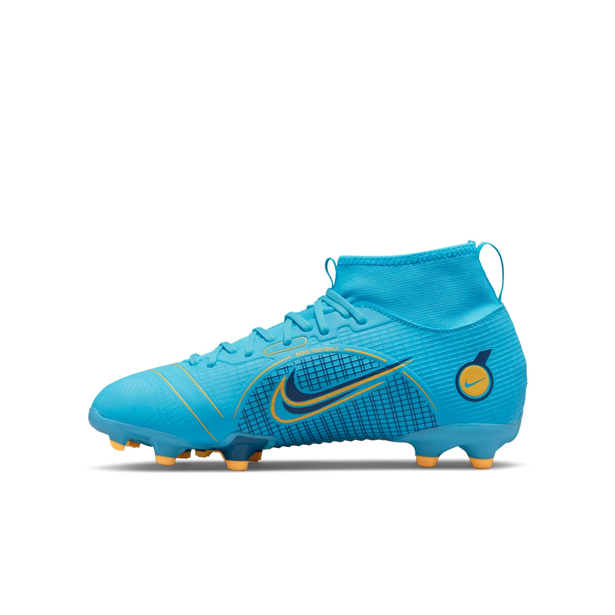 Nike Jr. Mercurial Superfly 8 Academy MG Little/Big Kids' Multi-Ground Soccer Cleats - DJ2854-484-NIKE by Nike | Available at Niky's Sports