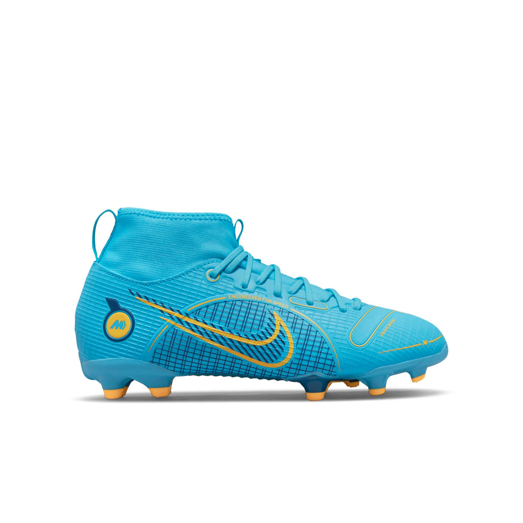 Nike Jr. Mercurial Superfly 8 Academy MG Little/Big Kids' Multi-Ground Soccer Cleats - DJ2854-484-NIKE by Nike | Available at Niky's Sports