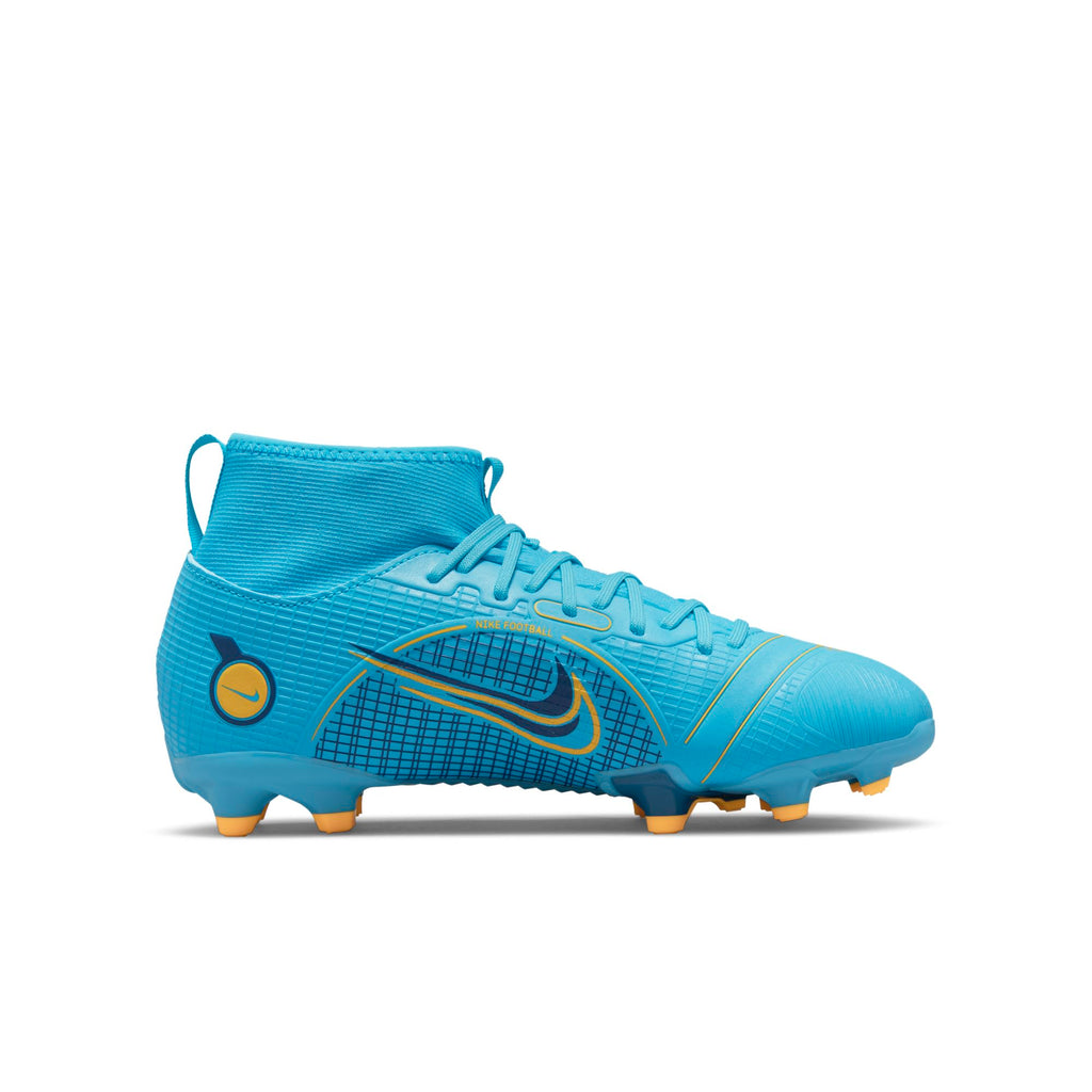 Nike Jr. Mercurial Superfly 8 Academy MG Little/Big Kids' Multi-Ground Soccer Cleats - DJ2854-484-NIKE by Nike | Available at Niky's Sports