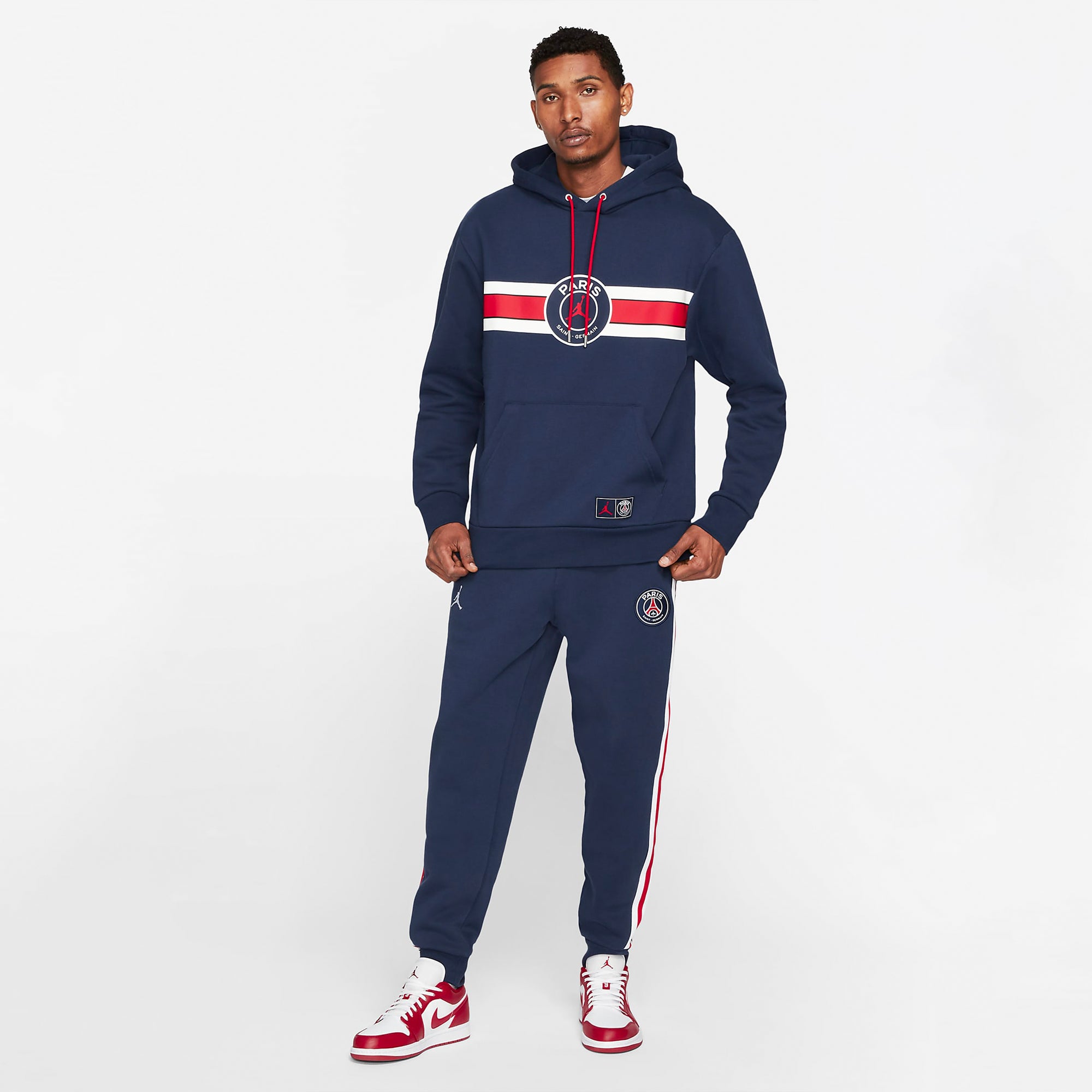 Paris Saint Germain Men s Fleece Pullover Hoodie