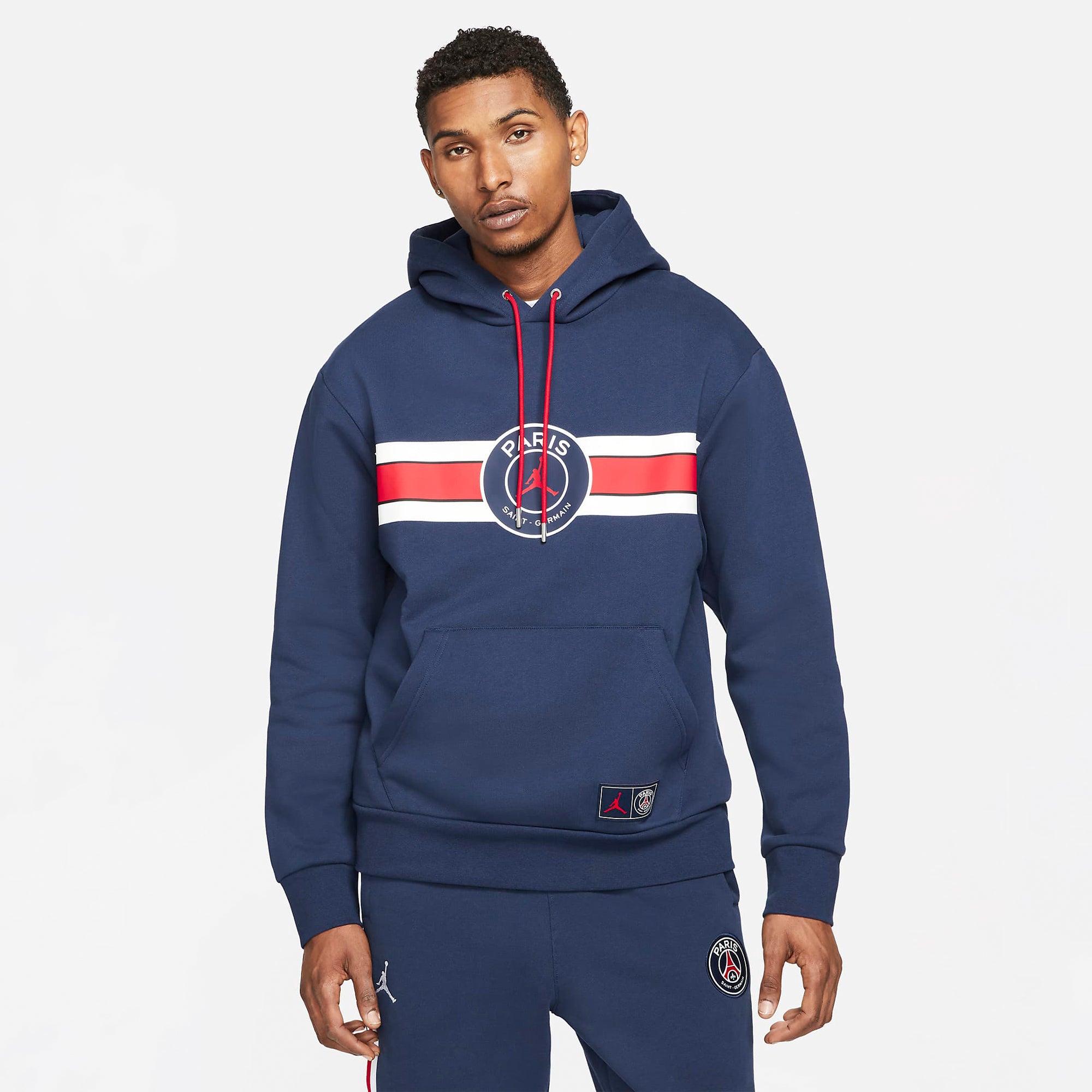 日本未入荷!★FLEECE PULLOVER HOODIE PARIS SAINT Jordan Paris Saint-Germain PSG Pullover Hoodie BQ8350 Black