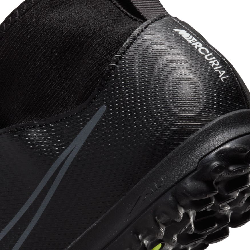 Nike Jr. Zoom Mercurial Superfly 9 Academy TF Little/Big Kids' Turf Soccer Shoes - DJ5616-001-NIKE by Nike | Available at Niky's Sports