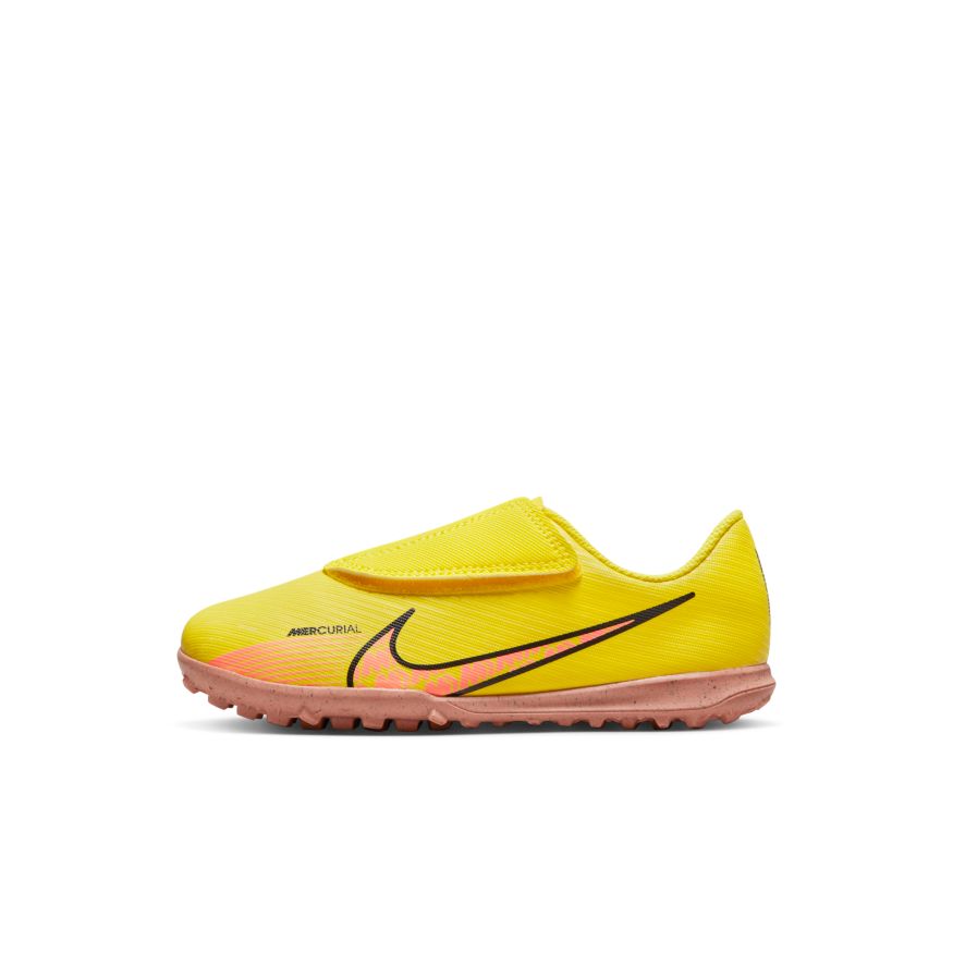 Nike Jr. Mercurial Vapor 15 Club TF Little Kids' Turf Soccer Shoes - DJ5966-780-NIKE by Nike | Available at Niky's Sports