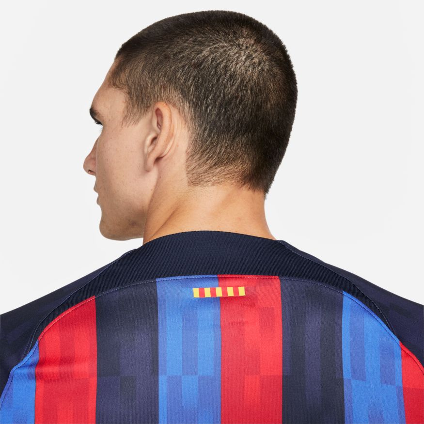 FC Barcelona 2022/23 Stadium Home Men's Nike Dri-FIT Long-Sleeve Soccer Jersey - DJ7657-452-NIKE by Nike | Available at Niky's Sports