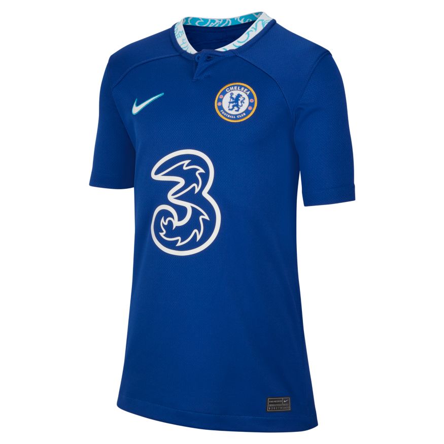 Chelsea FC 2022/23 Stadium Home Big Kids' Nike Dri-FIT Soccer Jersey