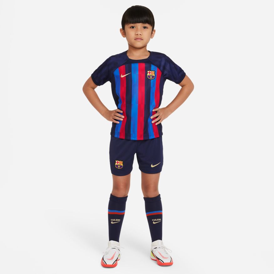 Nike Barcelona 22/23 Little Kids Home Kit