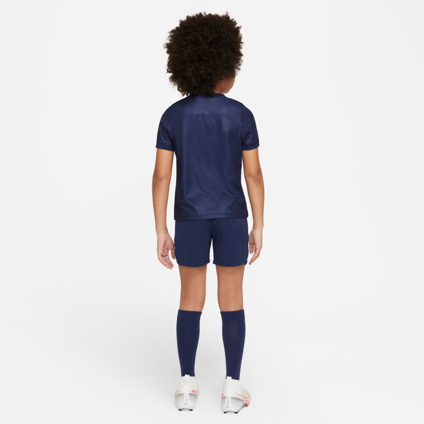 Paris Saint-Germain 2022/23 Home Little Kids' Soccer Kit - DJ7897-411-NIKE by Nike | Available at Niky's Sports