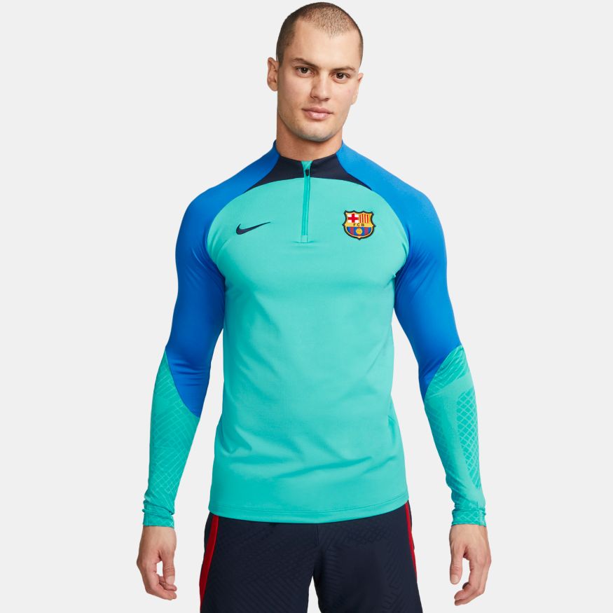 FC Barcelona Strike Men's Nike Dri-FIT Soccer Drill Top - DJ8540-360-NIKE by Nike | Available at Niky's Sports