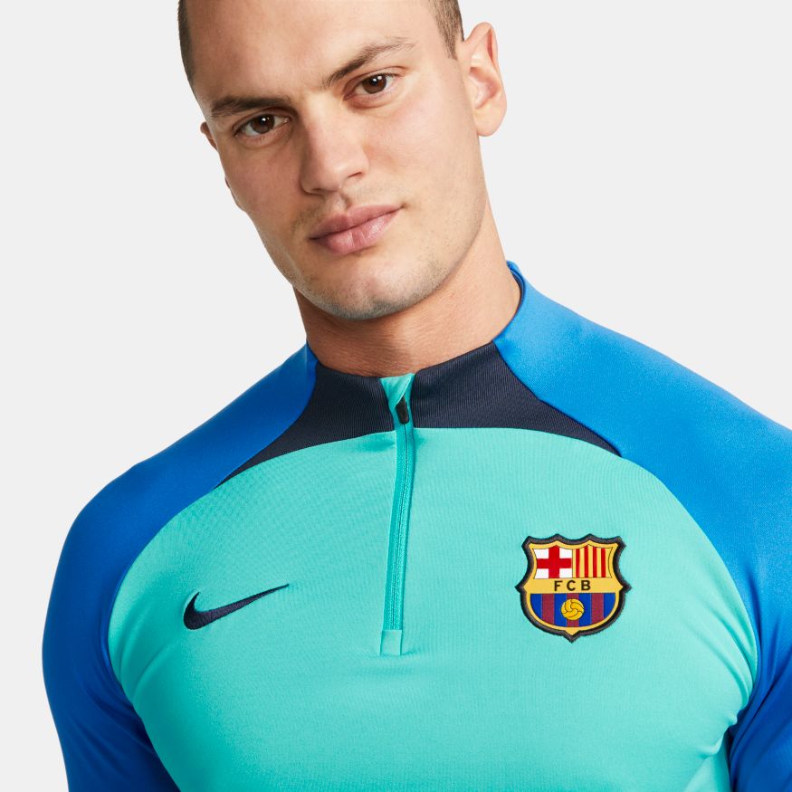 FC Barcelona Strike Men's Nike Dri-FIT Soccer Drill Top - DJ8540-360-NIKE by Nike | Available at Niky's Sports