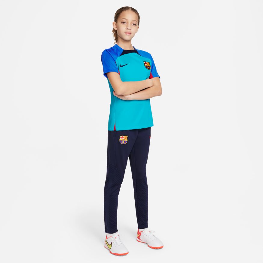 FC Barcelona Strike Big Kids' Nike Dri-FIT Soccer Pants - DJ8697-451-NIKE by Nike | Available at Niky's Sports