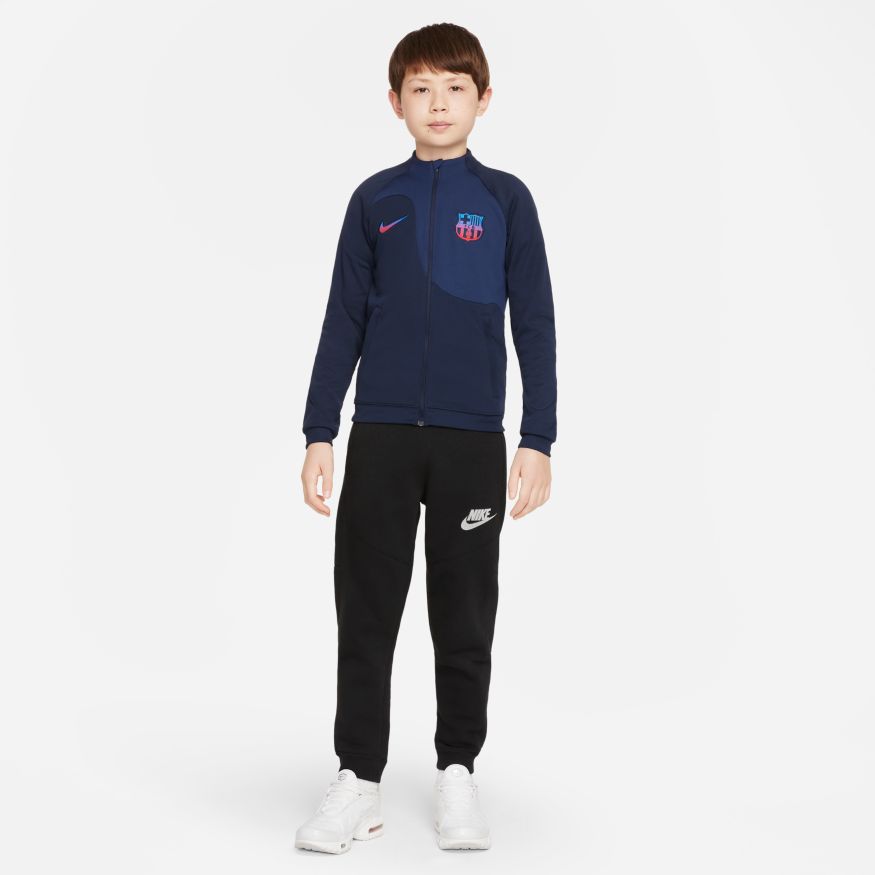 FC Barcelona Academy Pro Big Kids' Nike Soccer Jacket - DJ9730-451-NIKE by Nike | Available at Niky's Sports