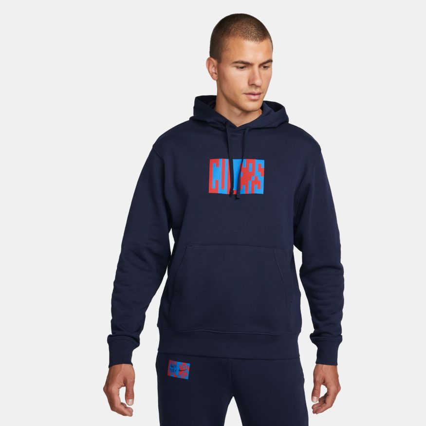 FC Barcelona Men's French Terry Soccer Hoodie