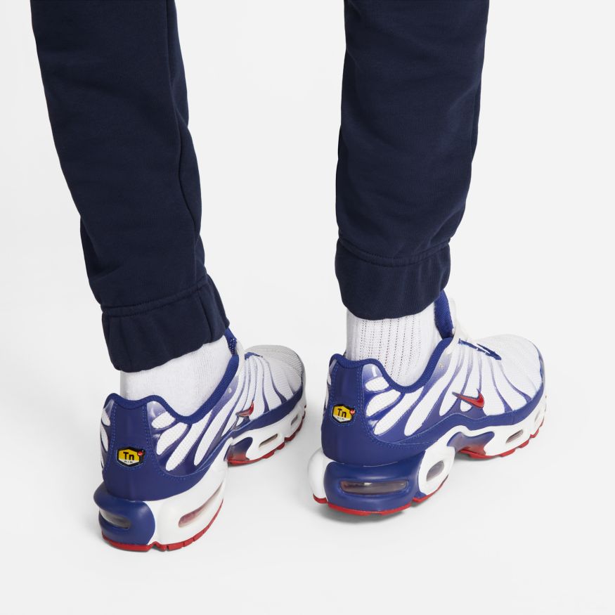 FC Barcelona Men's French Terry Soccer Pants - DM3148-451-NIKE by Nike | Available at Niky's Sports