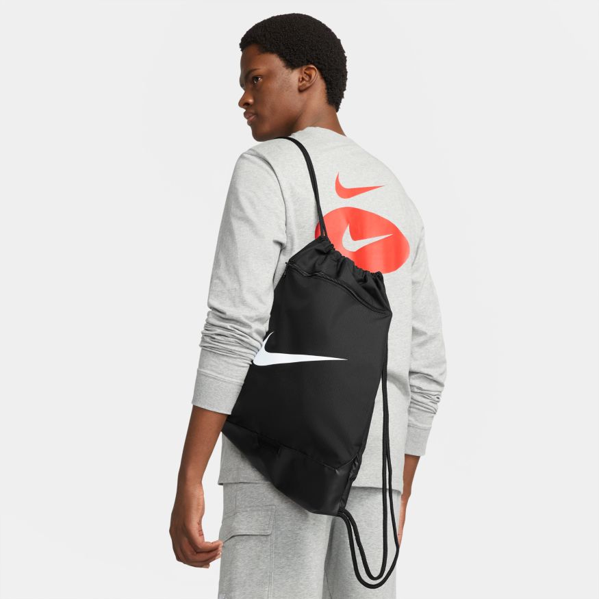 Nike Brasilia 9.5 Training Gym Sack (18L) - DM3978-010-NIKE by Nike | Available at Niky's Sports
