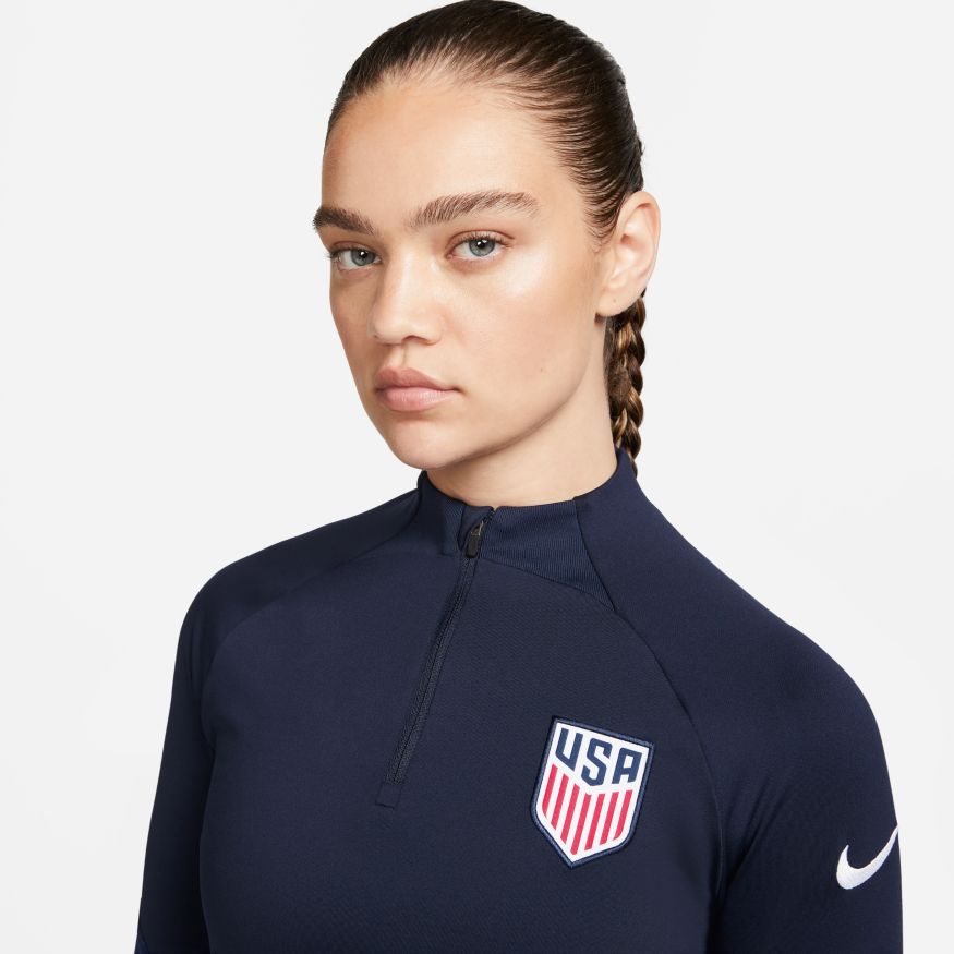 Nike U.S. Strike Women's Nike Dri-FIT Knit Soccer Drill Top - DM9562-451-NIKE by Nike | Available at Niky's Sports