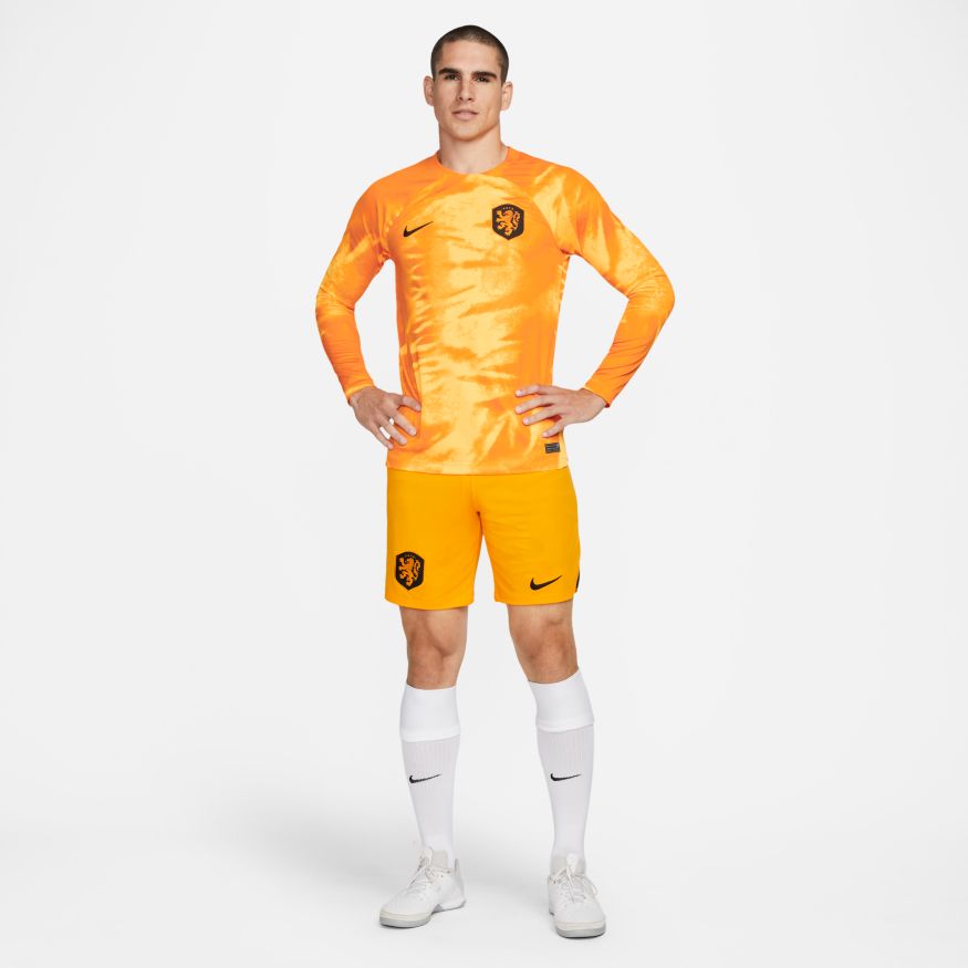 Nike Netherlands 2022/23 Stadium Home Men's Dri-FIT Long-Sleeve Soccer Jersey - DN0669-845-NIKE by Nike | Available at Niky's Sports