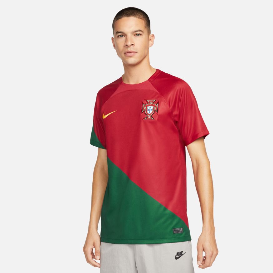 Nike Portugal 2022/23 Stadium Home Men's Dri-FIT Soccer Jersey - DN0692-628-NIKE by Nike | Available at Niky's Sports