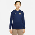 Nike France Stadium Home Big Kids' Nike Dri-FIT Long-Sleeve Soccer Jersey