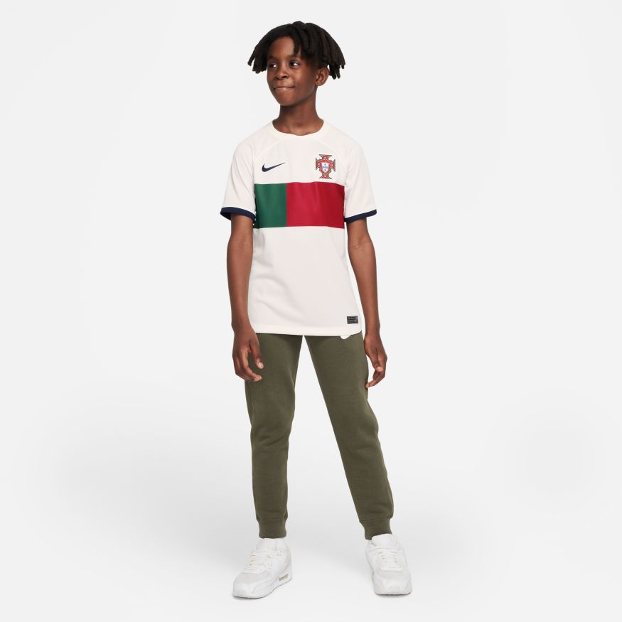Nike Portugal 2022/23 Stadium Away Big Kids' Nike Dri-FIT Soccer Jersey - DN0834-133-NIKE by Nike | Available at Niky's Sports