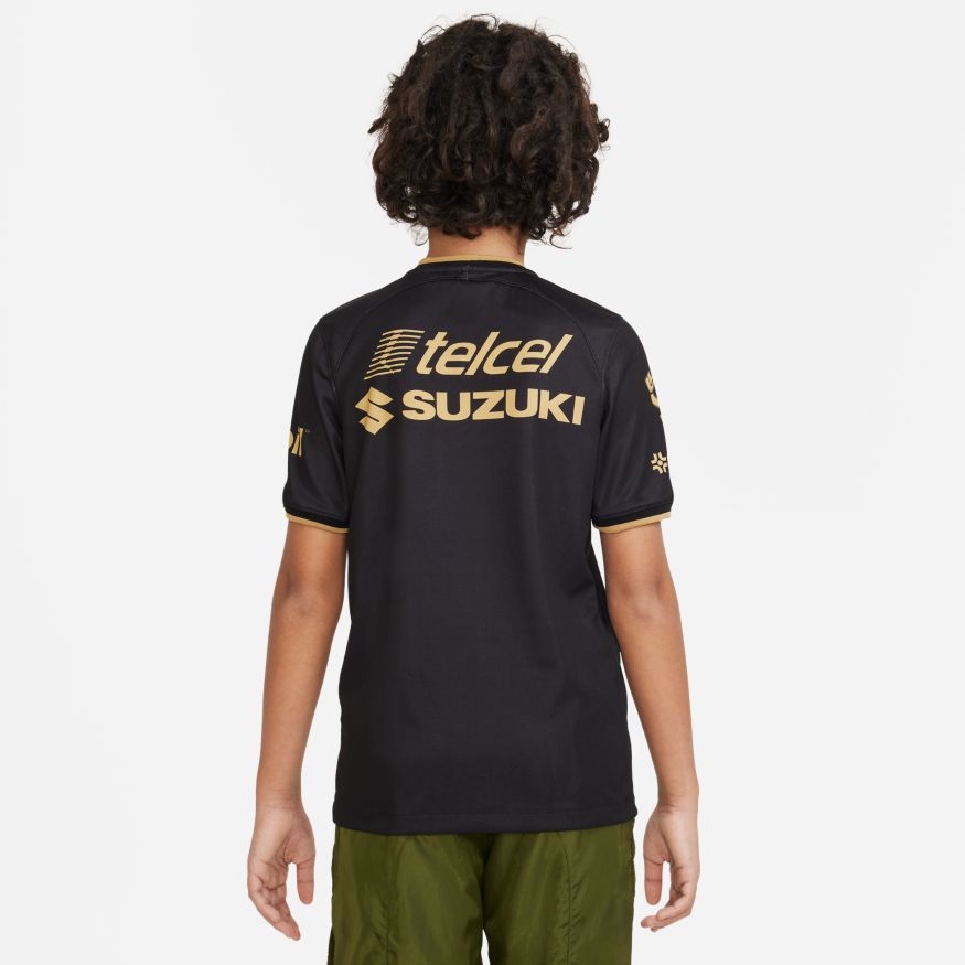 Nike Pumas UNAM 2023 Stadium Third Big Kids' Dri-FIT Soccer Jersey - DO8579-010-NIKE by Nike | Available at Niky's Sports