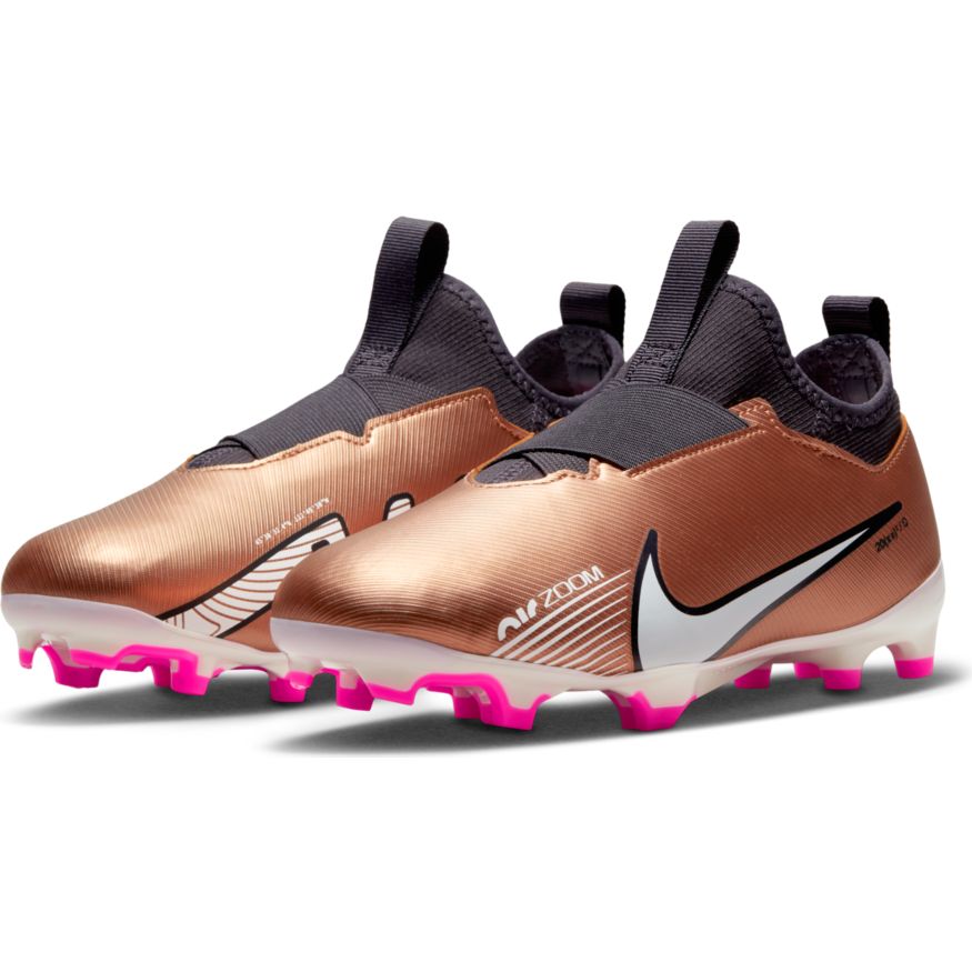 Nike Jr. Zoom Mercurial Vapor 15 Academy MG Little/Big Kids' Multi-Ground Soccer Cleats - DR6046-810-NIKE by Nike | Available at Niky's Sports