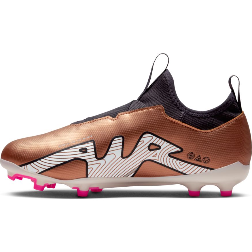 Nike Jr. Zoom Mercurial Vapor 15 Academy MG Little/Big Kids' Multi-Ground Soccer Cleats - DR6046-810-NIKE by Nike | Available at Niky's Sports