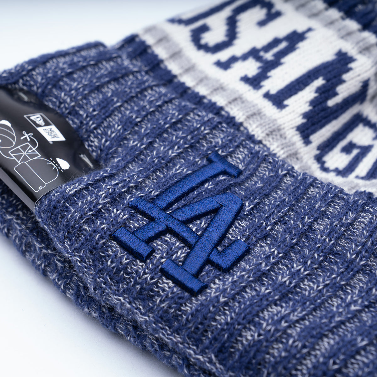 Los Angeles Dodgers Sport Cuffed Knit Hat with Removable Pom Niky s