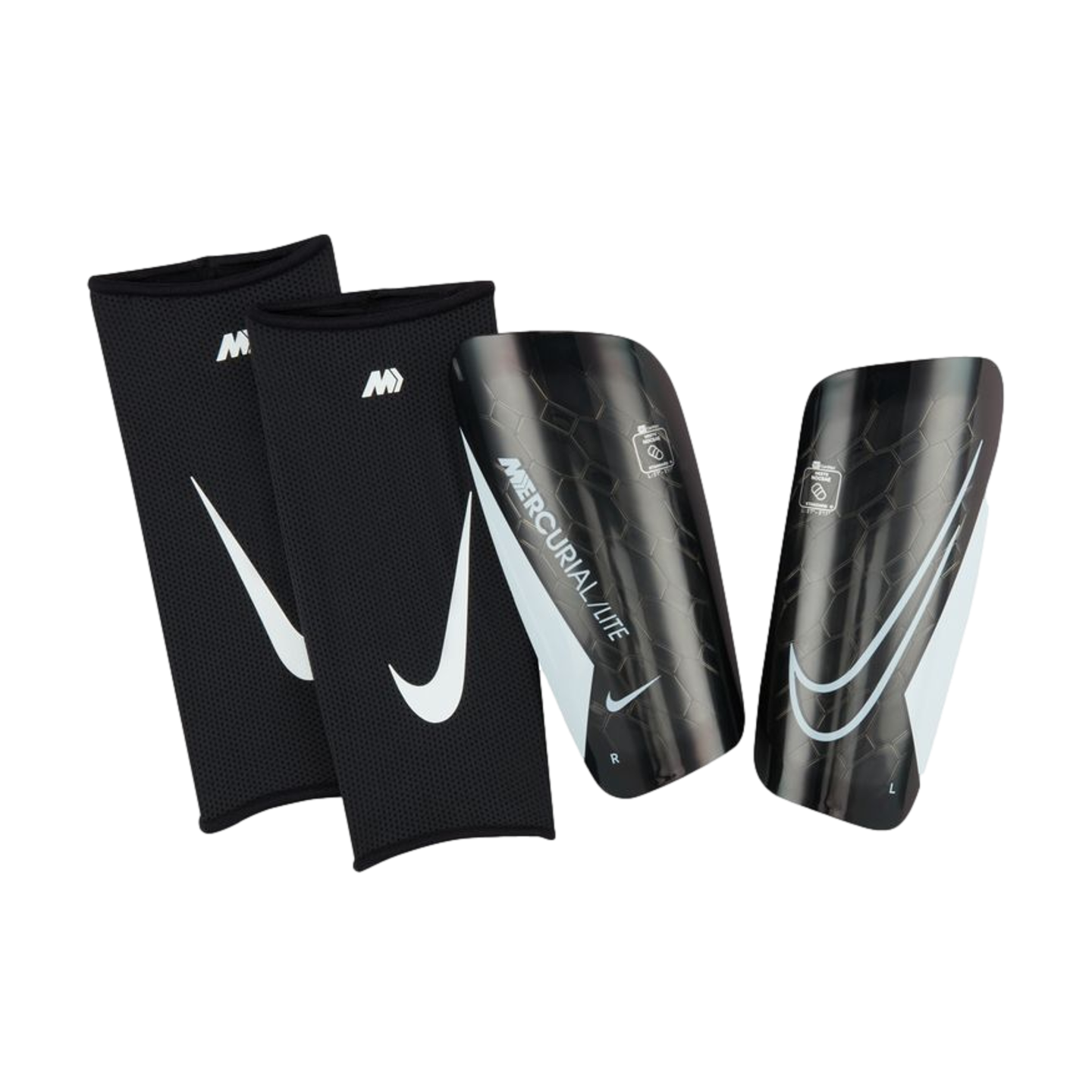 Nike Mercurial Lite Shinguards - DV1771-010-NIKE by Nike | Available at Niky's Sports