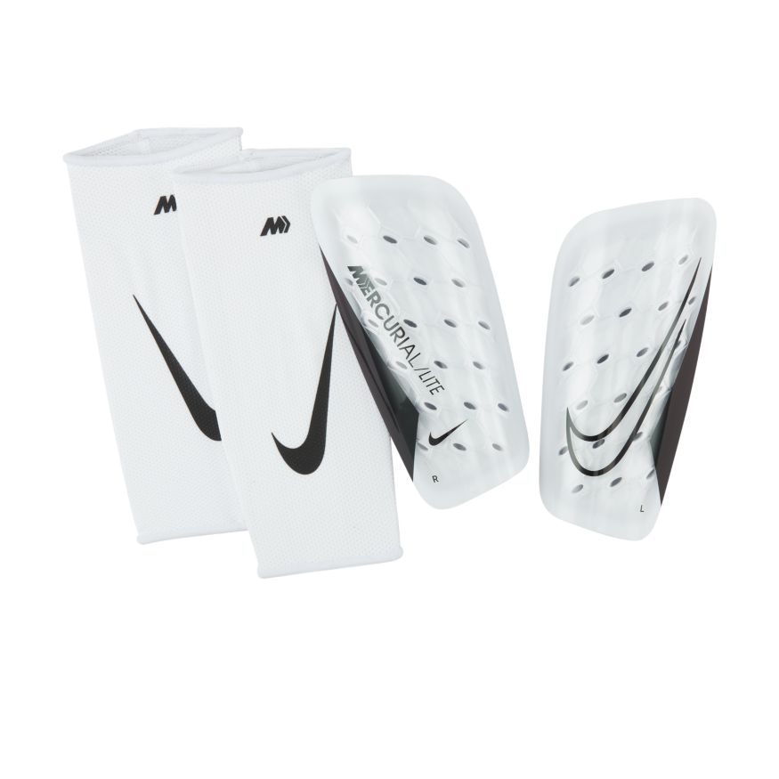 Nike Mercurial Lite Soccer Shin Guards - DV1771-100-NIKE by Nike | Available at Niky&#39;s Sports