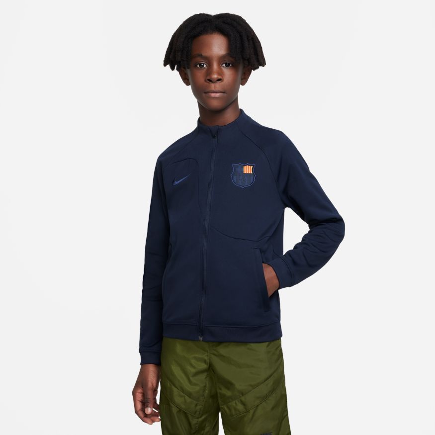 Nike FC Barcelona Academy Pro Big Kids' Anthem Soccer Jacket