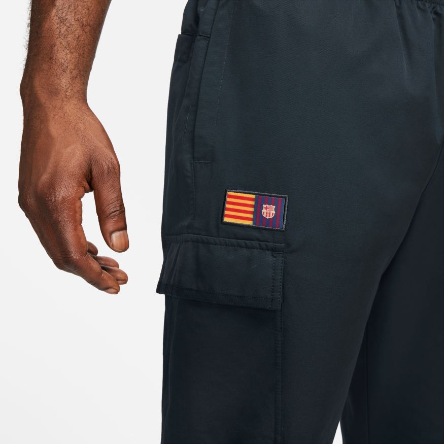 Nike FC Barcelona Men's Woven Soccer Pants - DX4767-475-NIKE by Nike | Available at Niky's Sports