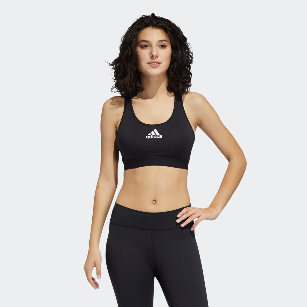 Don't Rest Alphaskin Padded Bra - Black - FJ7262-ADIDAS by Adidas | Available at Niky's Sports
