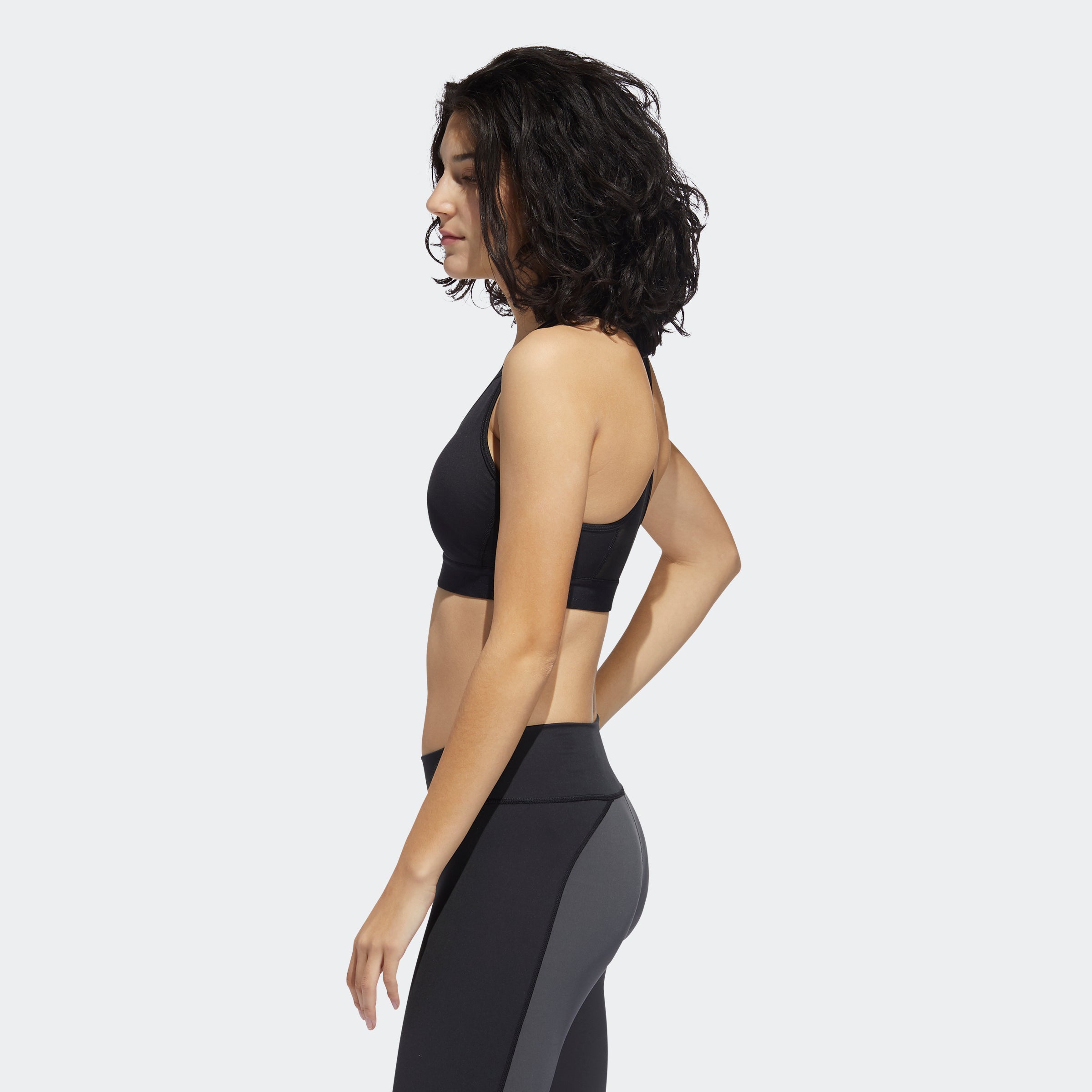 Don't Rest Alphaskin Padded Bra - Black - FJ7262-ADIDAS by Adidas | Available at Niky's Sports