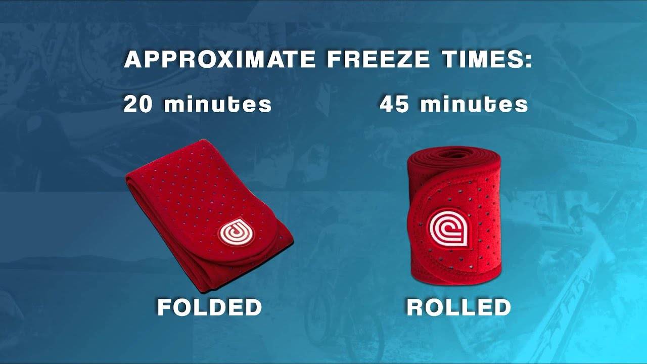 DR.COOL COOLING RECOVERY WRAP - RED - DC-WRP41-3003-RED-DR.COOL by Dr.cool | Available at Niky's Sports