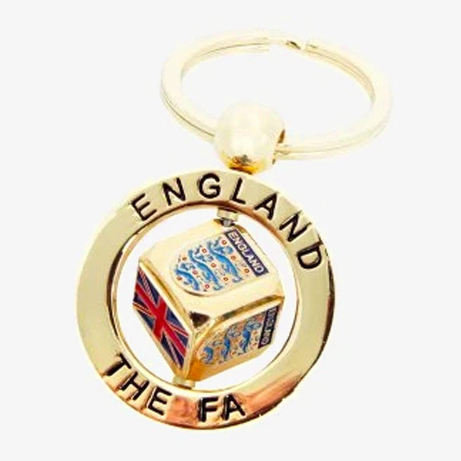 England Cube Keychain