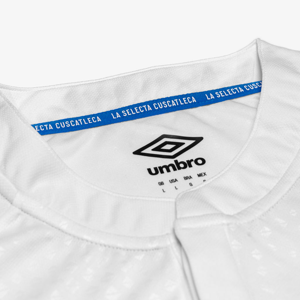 Men's El Salvador Away Long Sleeve Jersey 2021-2022 - UUM1ESJS52103-U10-UMBRO by Umbro | Available at Niky's Sports