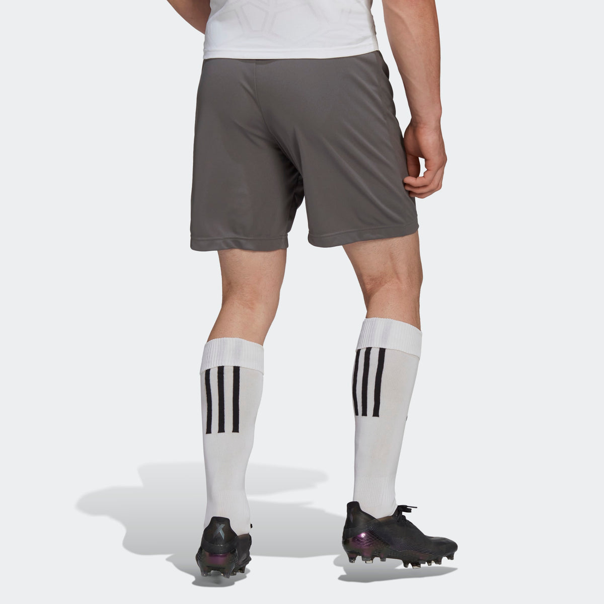 adidas Entrada 22 Men's Soccer Short Grey - H57505-ADIDAS by adidas | Available at Niky's Sports