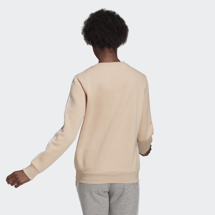ESSENTIALS 3-STRIPES FLEECE SWEATSHIRT