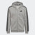 ESSENTIALS FLEECE 3-STRIPES FULL-ZIP HOODIE