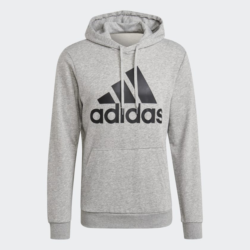 Adidas hoodie large logo sales