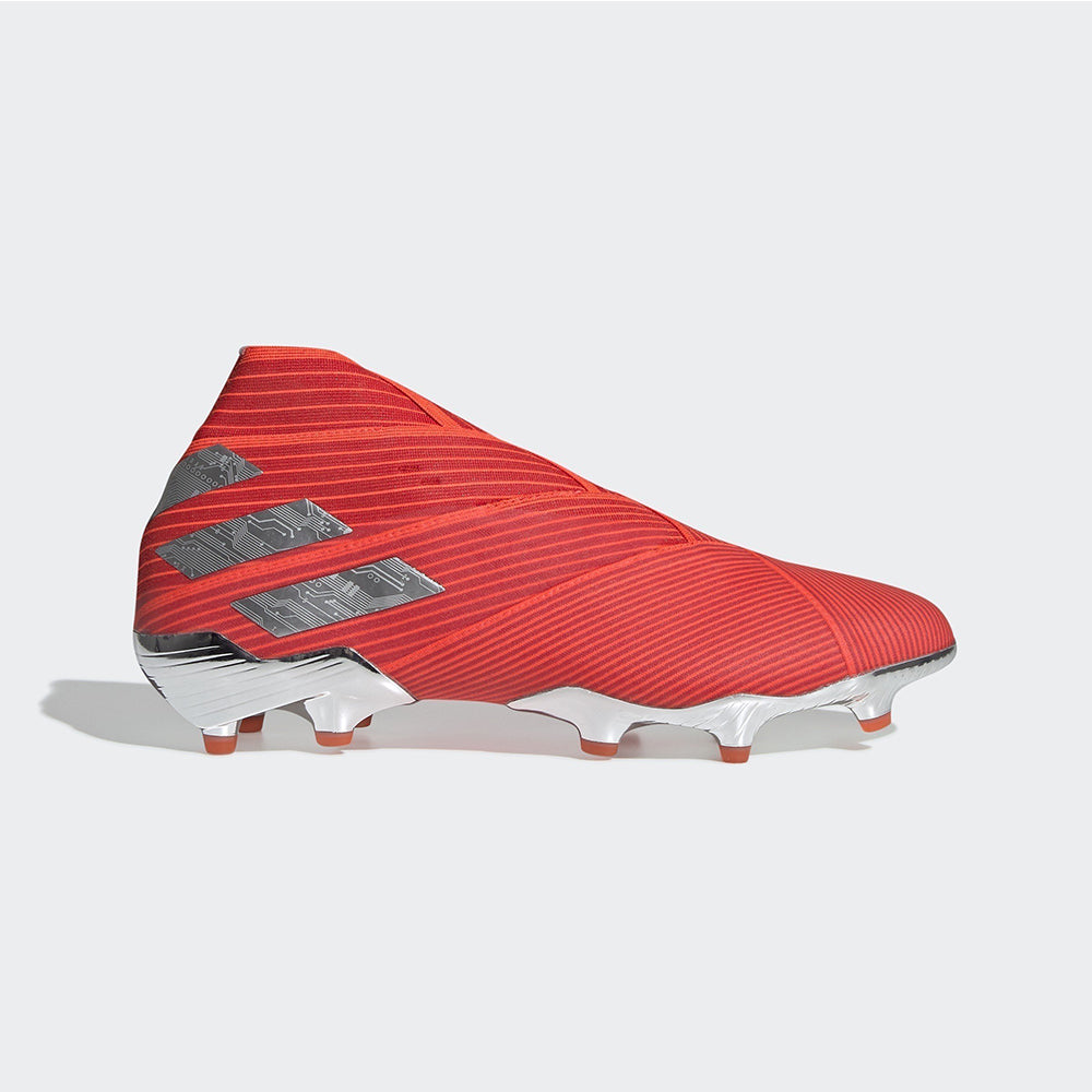 Nemeziz 19+ FG Men's Cleats - Active Red/Silver Metallic/Solar Red