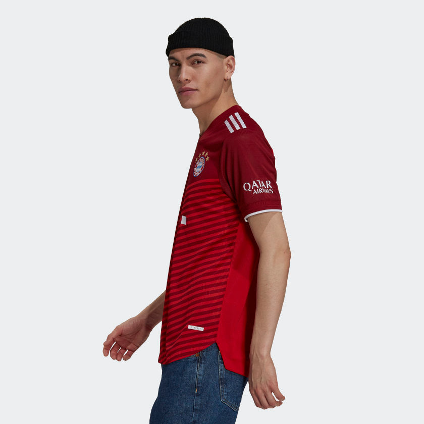 Men's FC BAYERN 21/22 HOME AUTHENTIC JERSEY - GM5308-ADIDAS by Adidas | Available at Niky's Sports